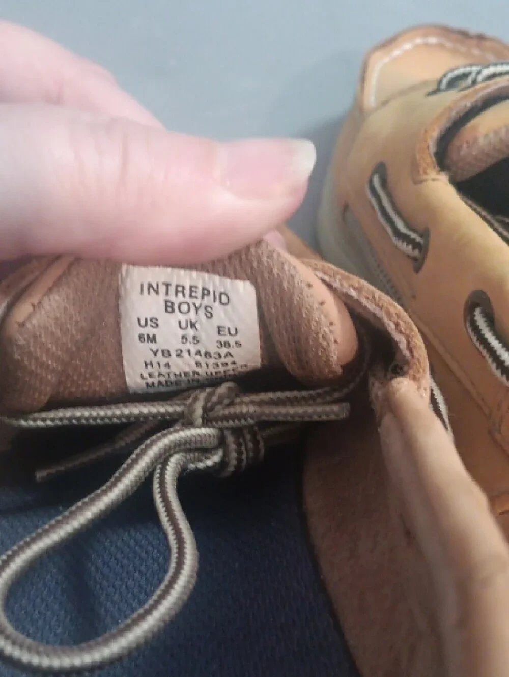 Sperry Two-Tone Tan Leather & Nubuck Boat Shoes